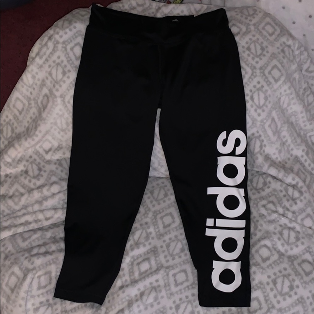 cropped adidas leggings
